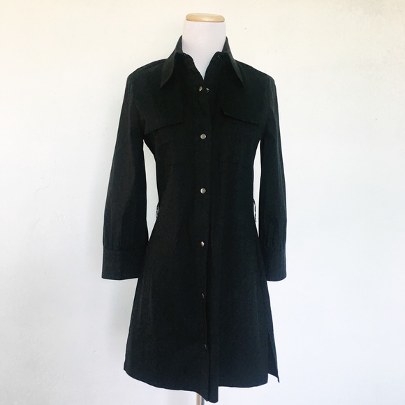 Alice + Olivia Dresses & Skirts - Alice + Olivia Button Down Black Dress